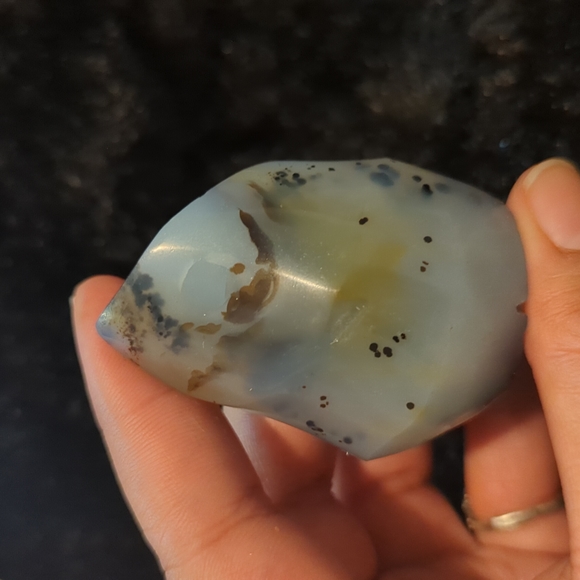 Dendritic Agate Flame Hedgie - Picture 2 of 3